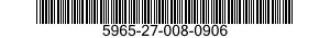 5965-27-008-0906 FILTER,ACOUSTICAL 5965270080906 270080906