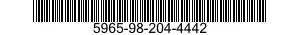 5965-98-204-4442 LOUDSPEAKER,PERMANENT MAGNET 5965982044442 982044442