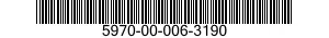 5970-00-006-3190 INSULATOR,PLATE 5970000063190 000063190