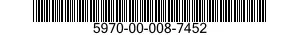 5970-00-008-7452 INSULATOR,WASHER 5970000087452 000087452