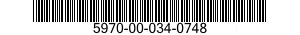 5970-00-034-0748  5970000340748 000340748