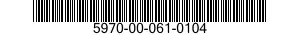 5970-00-061-0104  5970000610104 000610104