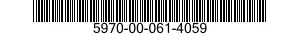5970-00-061-4059  5970000614059 000614059