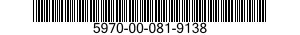 5970-00-081-9138 INSULATOR,STANDOFF 5970000819138 000819138