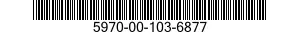 5970-00-103-6877 INSULATOR,ANGLE BRACKET 5970001036877 001036877