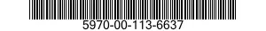 5970-00-113-6637 INSULATOR,BUSHING 5970001136637 001136637