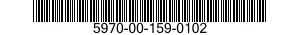 5970-00-159-0102 INSULATOR,WASHER 5970001590102 001590102