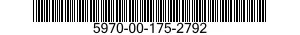 5970-00-175-2792  5970001752792 001752792