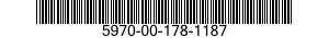 5970-00-178-1187  5970001781187 001781187