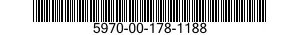 5970-00-178-1188 INSULATOR,KNOB 5970001781188 001781188