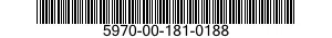 5970-00-181-0188  5970001810188 001810188