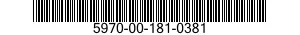 5970-00-181-0381 INSULATION SLEEVING,ELECTRICAL,SPECIAL PURPOSE 5970001810381 001810381