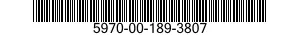5970-00-189-3807  5970001893807 001893807