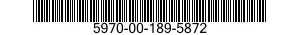 5970-00-189-5872  5970001895872 001895872