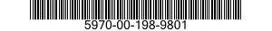 5970-00-198-9801  5970001989801 001989801