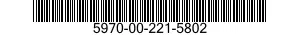 5970-00-221-5802  5970002215802 002215802