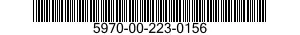 5970-00-223-0156 SLEEVING,TEXTILE,ELECTRICAL 5970002230156 002230156