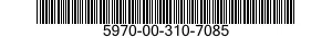5970-00-310-7085  5970003107085 003107085