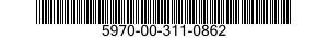 5970-00-311-0862  5970003110862 003110862