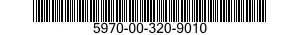 5970-00-320-9010 INSULATOR,FEEDTHRU 5970003209010 003209010