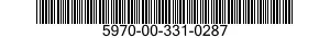 5970-00-331-0287  5970003310287 003310287