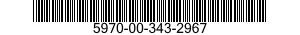 5970-00-343-2967  5970003432967 003432967