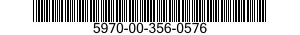 5970-00-356-0576  5970003560576 003560576