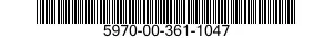 5970-00-361-1047  5970003611047 003611047