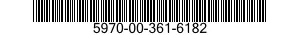 5970-00-361-6182  5970003616182 003616182