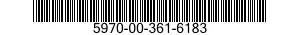 5970-00-361-6183  5970003616183 003616183