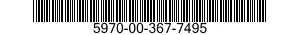 5970-00-367-7495  5970003677495 003677495