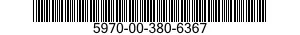 5970-00-380-6367  5970003806367 003806367