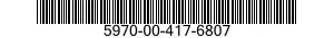 5970-00-417-6807  5970004176807 004176807