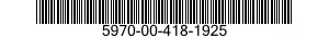 5970-00-418-1925  5970004181925 004181925