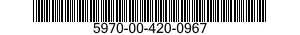 5970-00-420-0967  5970004200967 004200967
