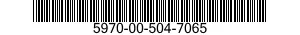 5970-00-504-7065  5970005047065 005047065