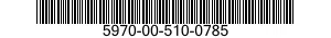 5970-00-510-0785  5970005100785 005100785