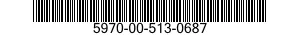 5970-00-513-0687  5970005130687 005130687