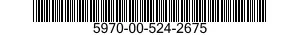 5970-00-524-2675  5970005242675 005242675
