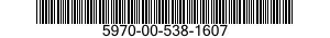 5970-00-538-1607  5970005381607 005381607