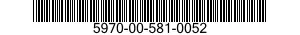 5970-00-581-0052  5970005810052 005810052