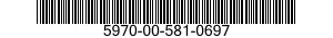 5970-00-581-0697  5970005810697 005810697