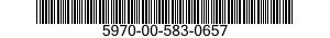 5970-00-583-0657  5970005830657 005830657