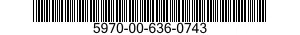 5970-00-636-0743  5970006360743 006360743