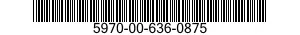 5970-00-636-0875  5970006360875 006360875