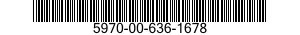 5970-00-636-1678  5970006361678 006361678
