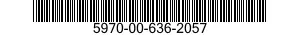 5970-00-636-2057  5970006362057 006362057
