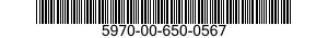 5970-00-650-0567  5970006500567 006500567