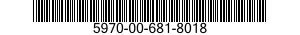 5970-00-681-8018 INSULATOR,FEEDTHRU 5970006818018 006818018