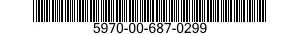 5970-00-687-0299 SLEEVING,TEXTILE,ELECTRICAL 5970006870299 006870299
